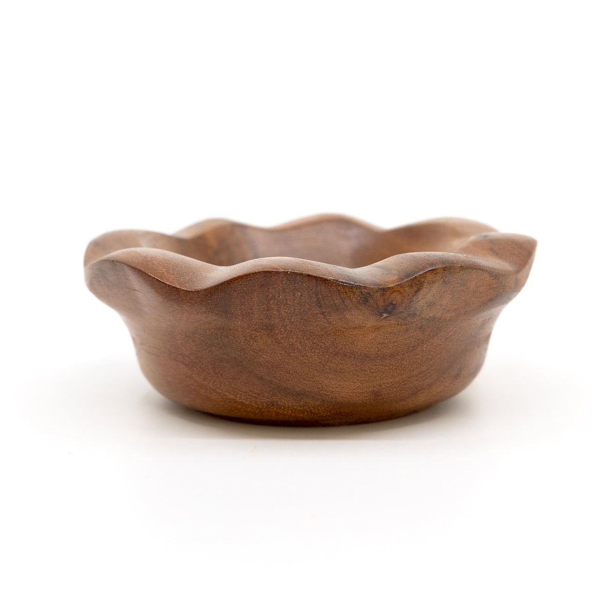 Fundamental Wood Ruffle Dipping Bowl (Coton Colors)