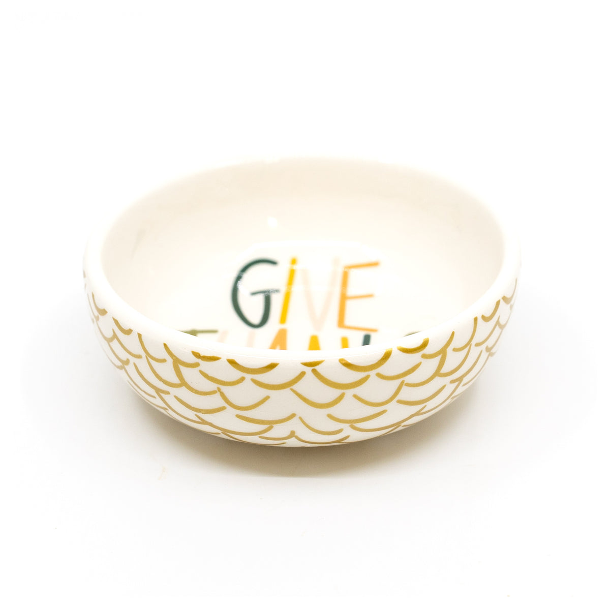 Give Thanks Dipping Bowl (Coton Colors)