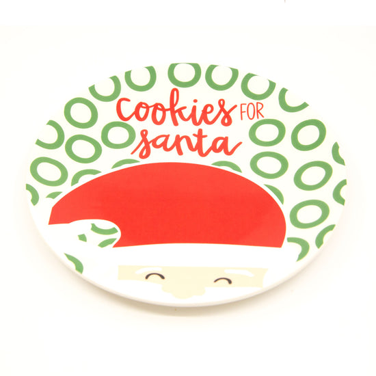 North Pole Cookies for Santa Plate
