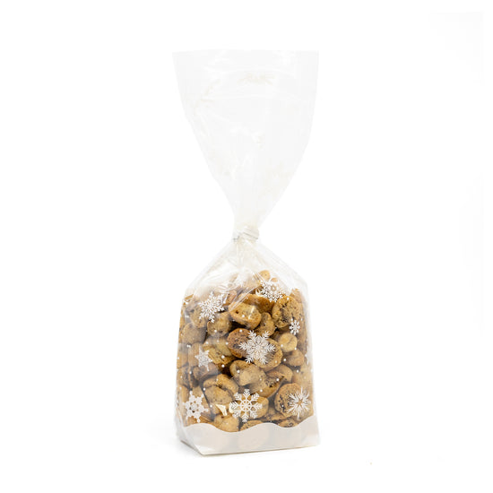 White Snowflake Gusset Cello