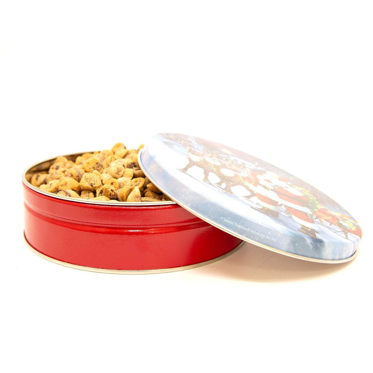 Santa and Reindeer Premium Tin