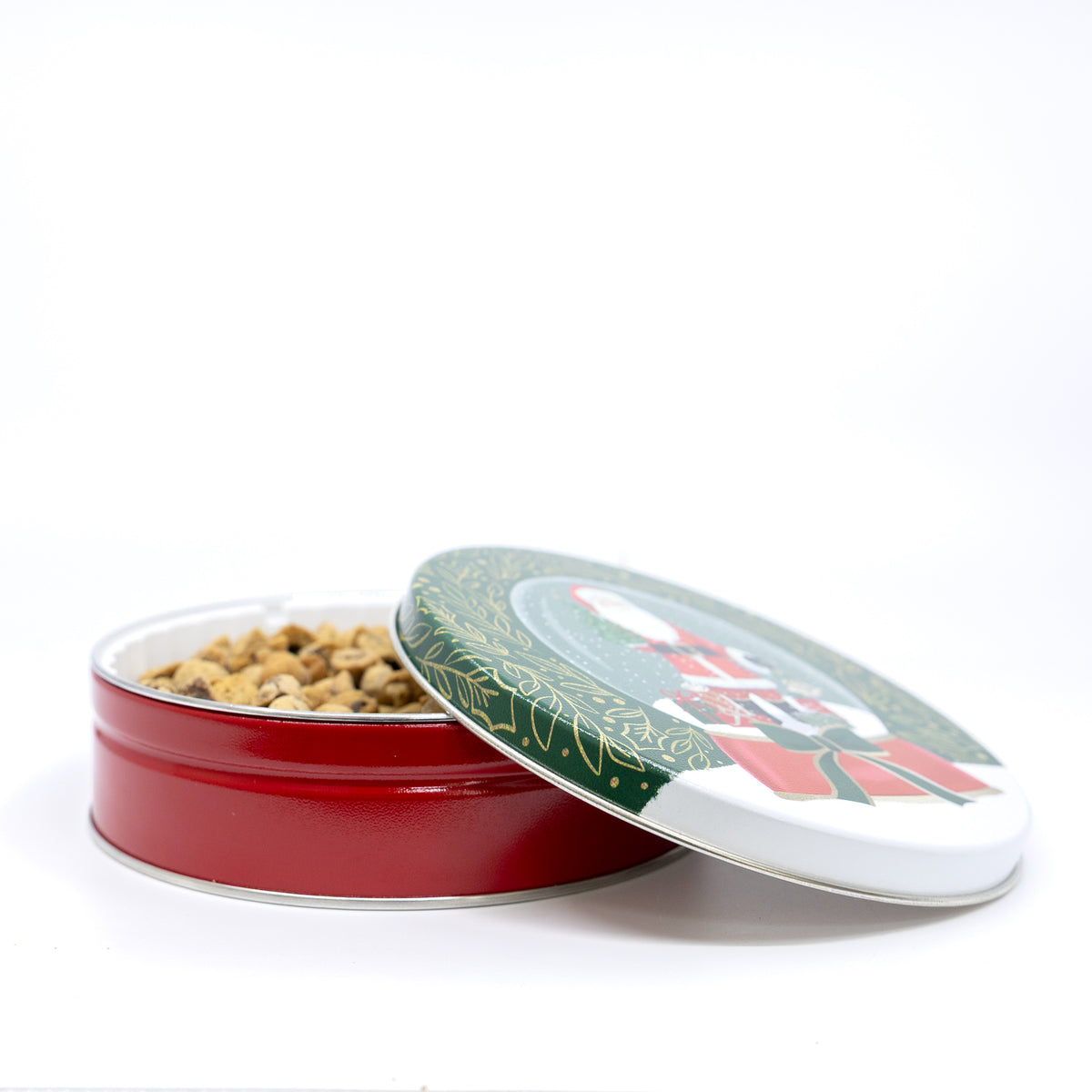 Premium Santa Snowglobe Tin