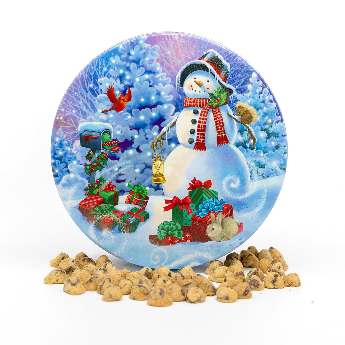 Premium Classic Snowman Tin