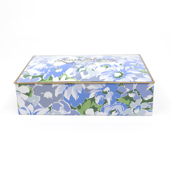 Louis Sherry Blue Flowers 12-Piece Gift Tin