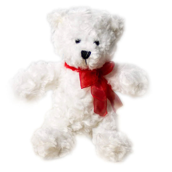 Classic White Chenille Bear