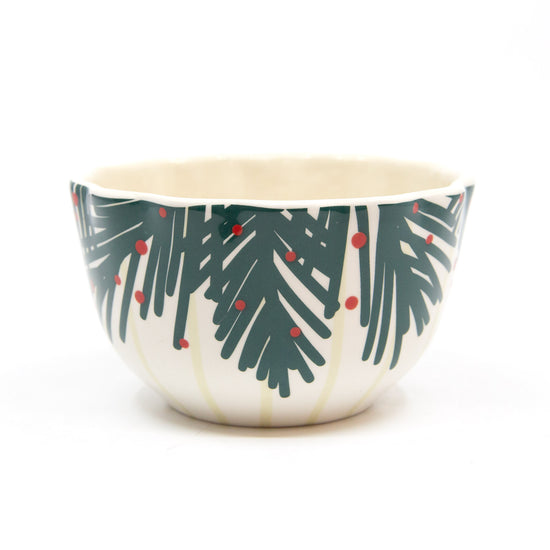 Balsam and Berry Ruffle Bowl