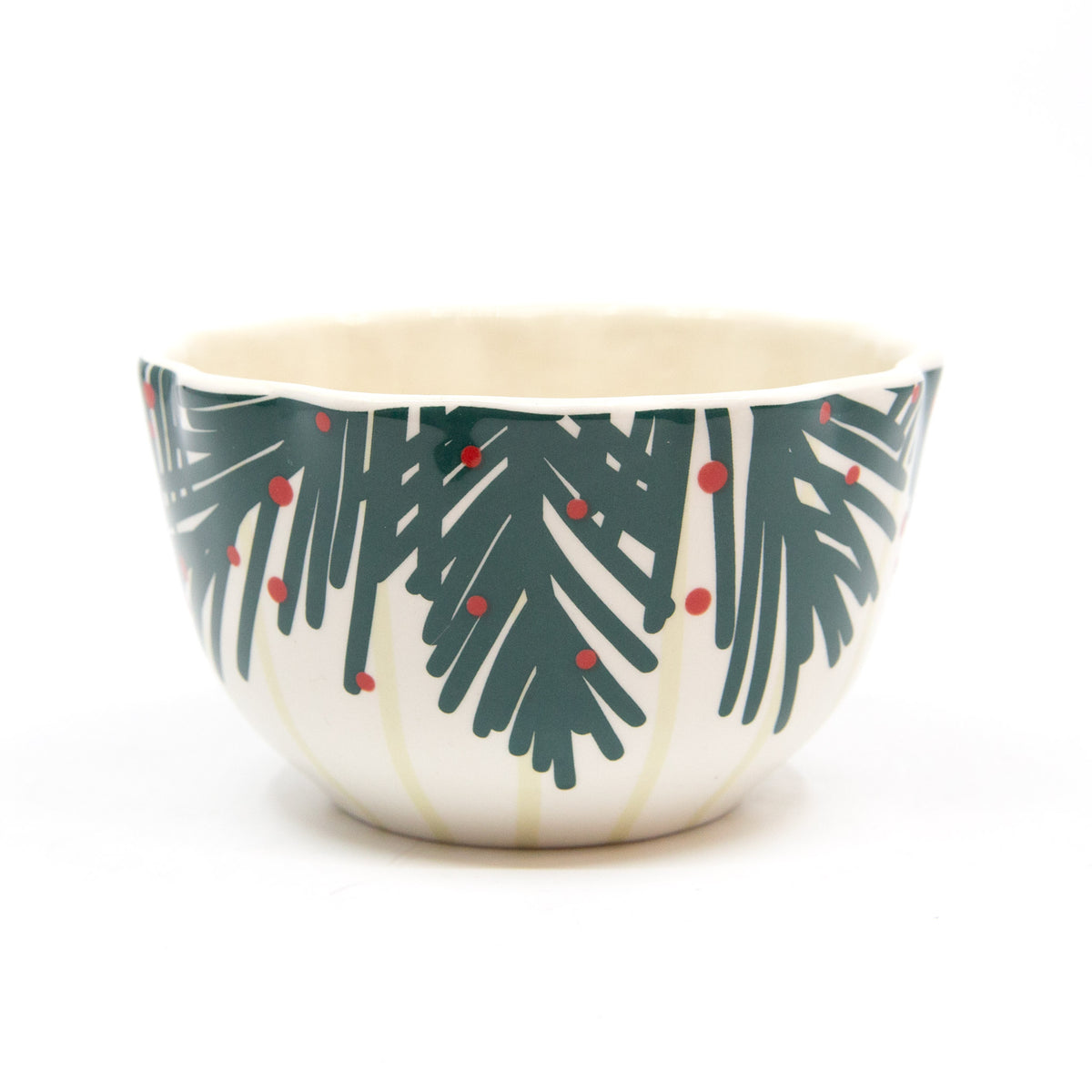 Balsam and Berry Ruffle Bowl