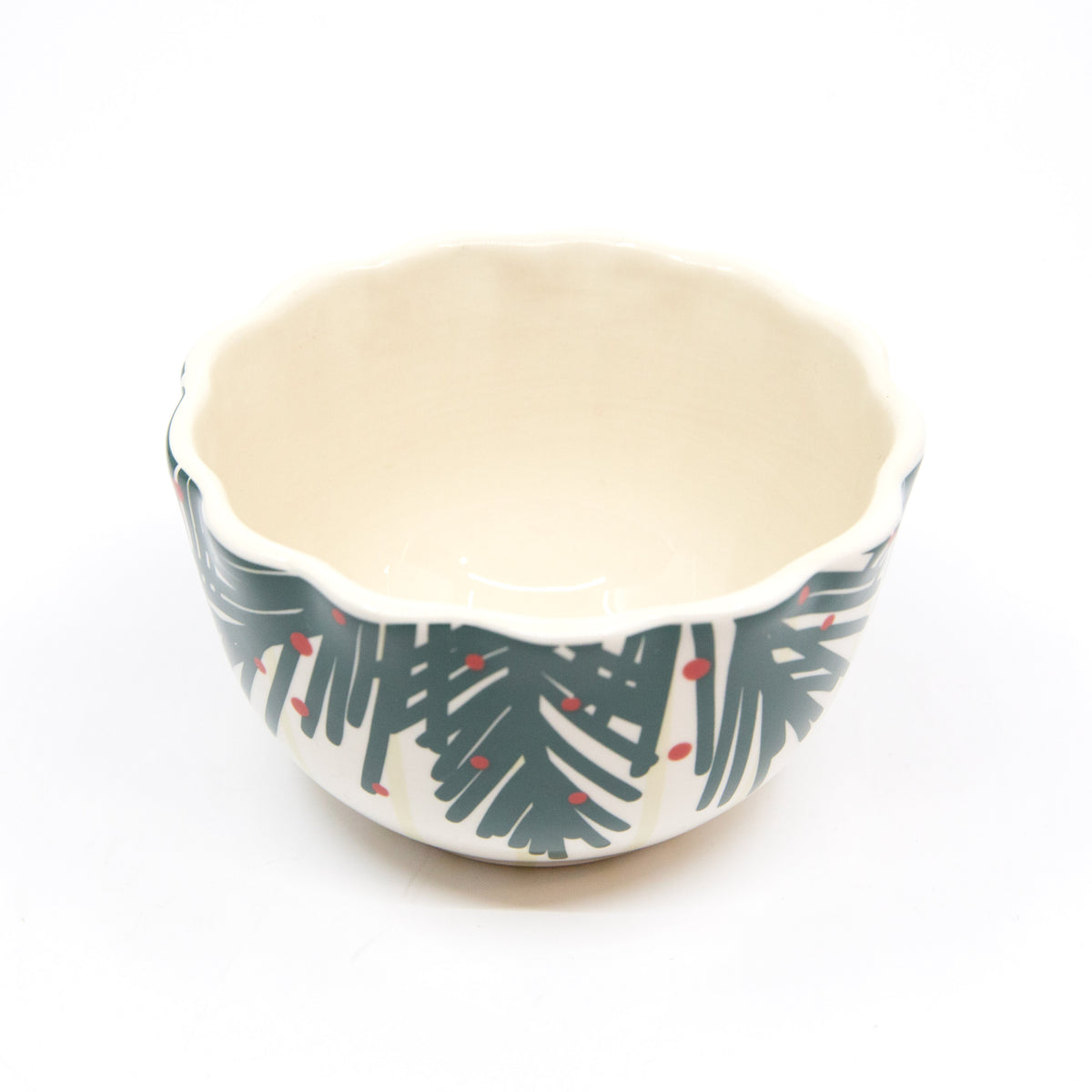 Balsam and Berry Ruffle Bowl