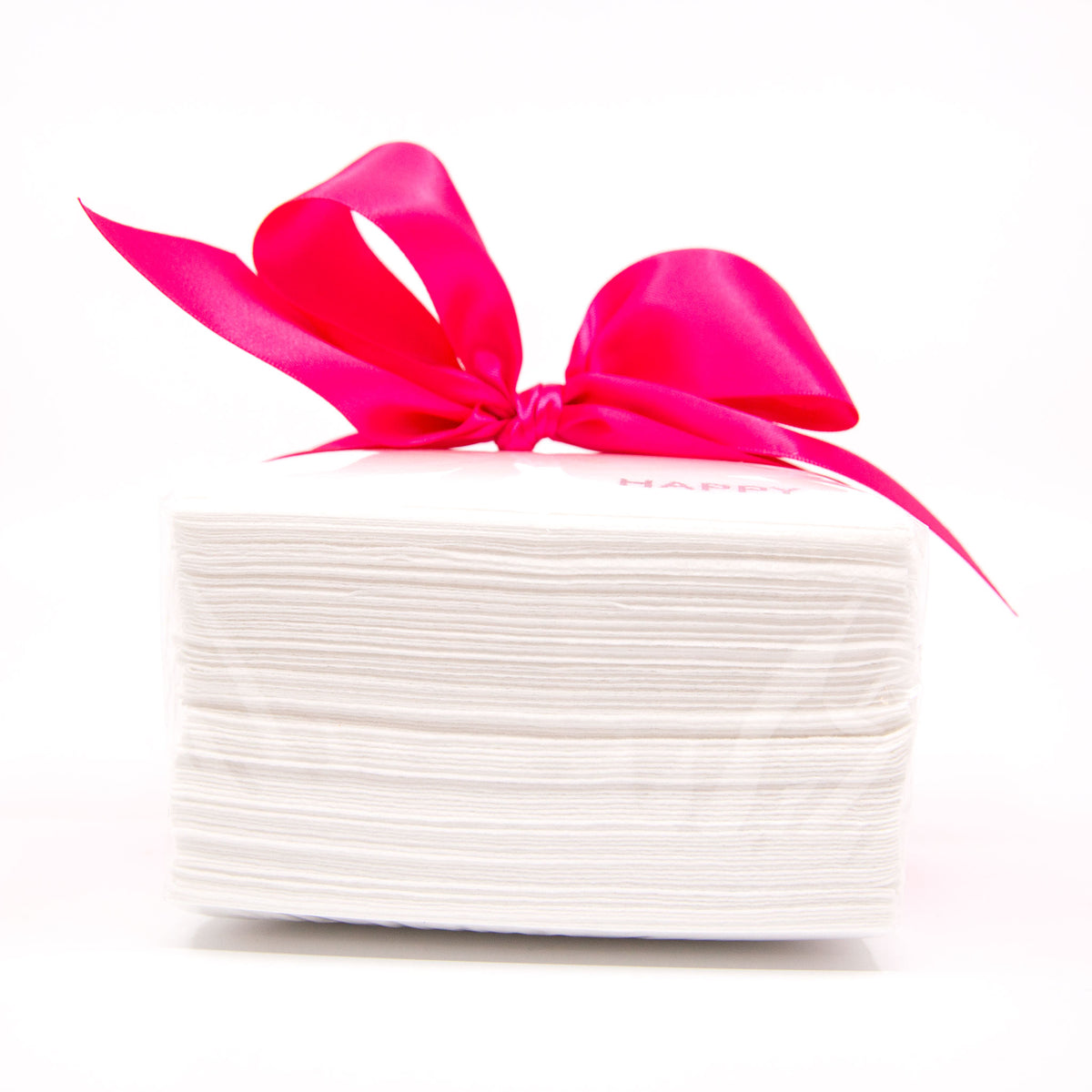 Silver Happy Napkins