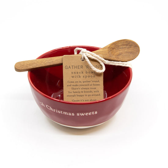 Oh Christmas Sweets Bowl and Spoon