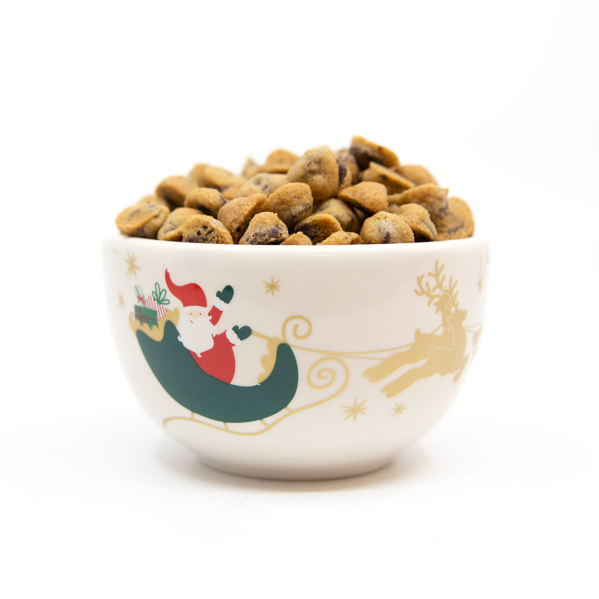 Vintage Christmas Village Appetizer Bowl