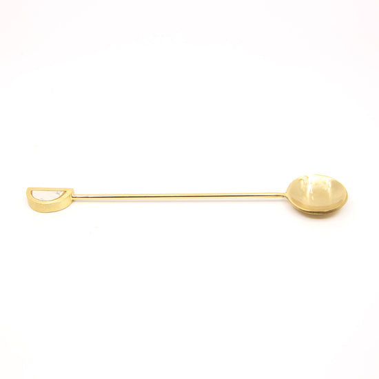 Fez Gold and White Teaspoon