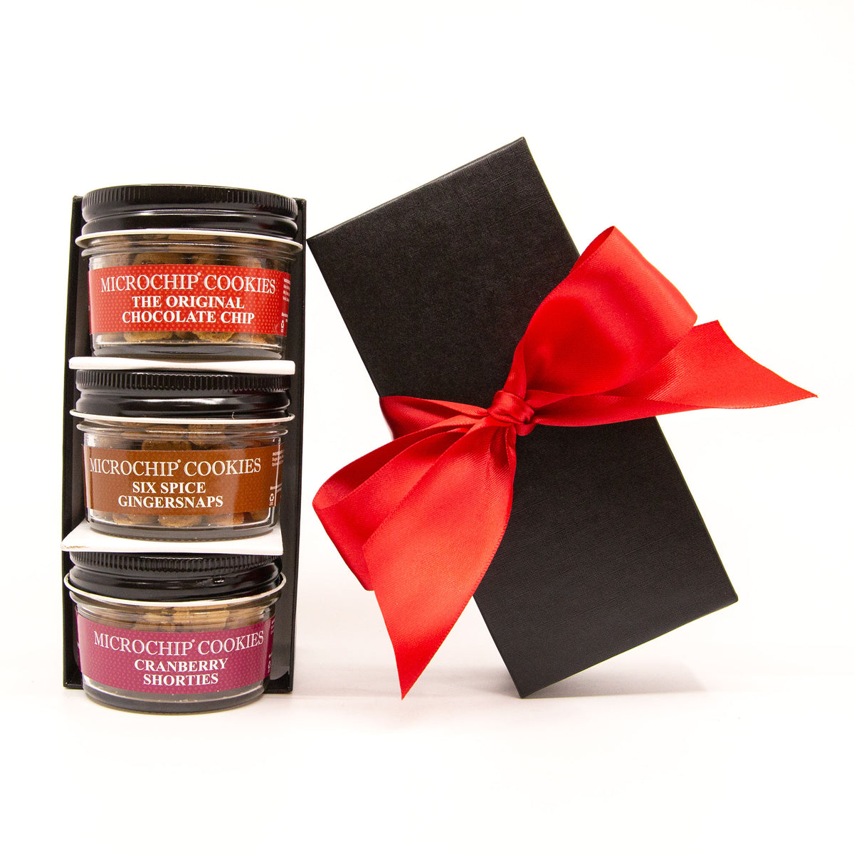 Holiday Stack Party Favor Jar Trio